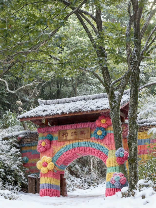 降温啦！龙虎山景点集体“穿”毛衣啦！