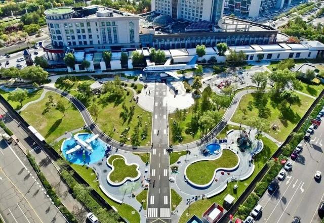 遛娃地+1！康巴什新添一处口袋公园→