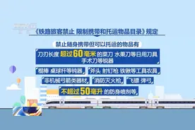 @旅客们 乘火车出行这些物品不能带！图片