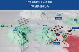消防灭火救援 “自贡造”无人直升机实战参演图片