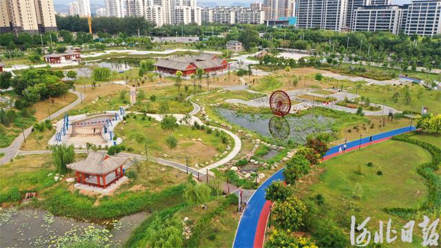 亲水游乐好去处！邢台首座节水主题公园投用