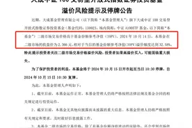 别追高！溢价率超30%，大成中证100ETF发生了什么？图片