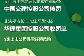 A股绿色周报丨9家上市公司暴露环境风险 中国交建控股公司无证占用林地被罚图片