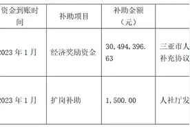 中国黄金：2023年公司累计获得政府补助9979万元图片