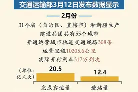 2月全国城市轨道交通客运量20.5亿人次图片