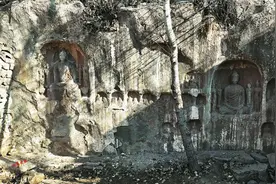 山西交城县发现铜炉寺摩崖造像 开凿于唐代初期图片