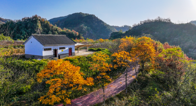 郧西县观音镇刘家湾村初冬美景引客来