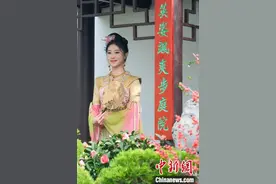 2025年香港花卉展览即将开幕 香港小姐亮相图片