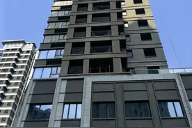 中梁·拾光映像延期交房！记者实探：部分楼座外立面尚未完工，暂未确定交付时间图片