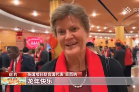 果然视频·看天下|各国驻联合国代表共贺新春，英国代表汉语祝福图片