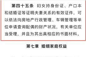 赋权妻子单方面查询丈夫财产，能让婚姻更公平吗图片