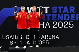 WTT球星挑战赛多哈站：徐瑛彬/向鹏夺冠图片