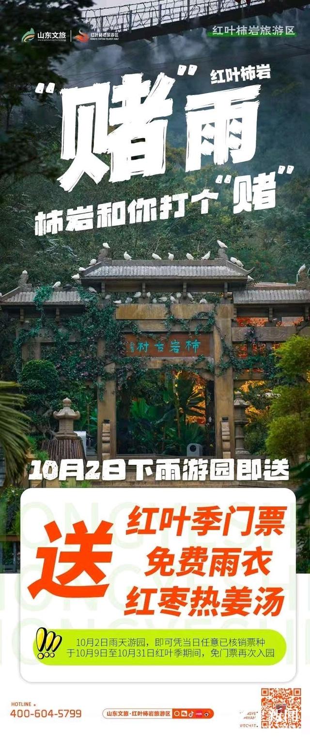 秋光如颂 全景淄博丨记者观察：从“柿岩赌雨”的巧劲，看淄博文旅如何“四两拨千斤”