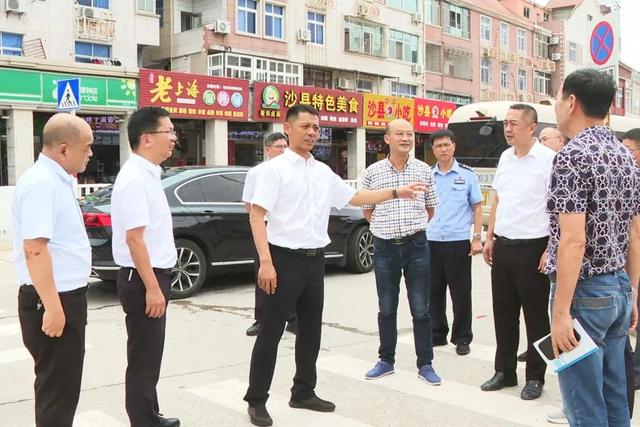 湄洲党工委主要领导带队调研旅游交通秩序整顿提升工作