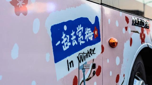 马路上的流动美景！上海公交换上粉嫩“新装”