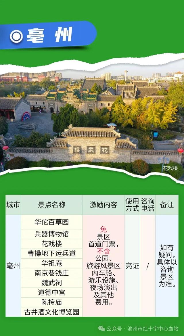 池州人有此证，这些地方免费游！