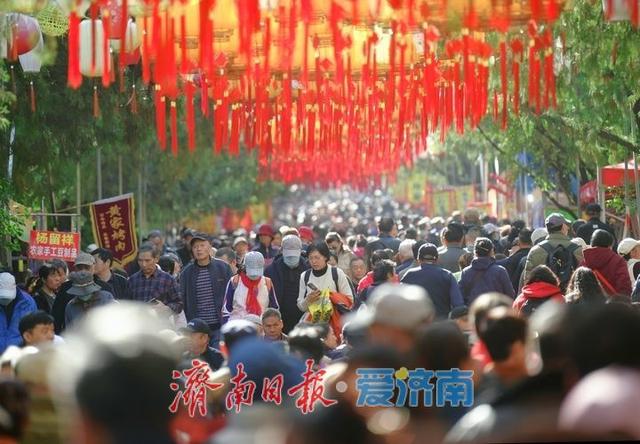 重阳登高正当时！千佛山人潮涌动，山会市集好热闹