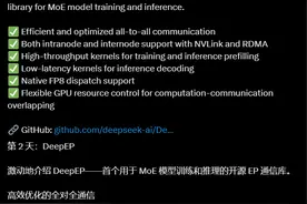 “开源王炸”DeepEP到底是啥？DeepSeek这么回答图片