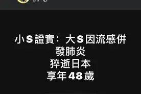 中国台湾女演员徐熙媛（大S）因病去世图片