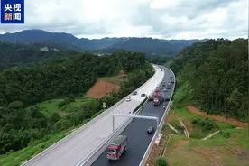 预计年内通车 广西贺州这一高速公路开始大规模铺设沥青图片