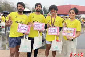 樱花季 越江湖︱来自缅甸、泰国、巴基斯坦的选手盛赞汉马：下次还来！图片