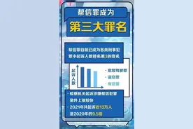 “帮信罪”正式成为我国第三大罪名，大量学生涉案！图片