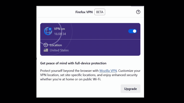 Firefox即将内置VPN功能 Mozilla希望用户参与测试