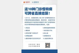 10种门诊慢特病可跨省直接结算！如何享受？图片
