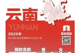 在云南招527人！2025年军校招收普通高中毕业生计划公布图片
