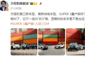 方程豹入门级SUV SUPER 3量产版曝光，熊甜波：不一定叫“豹3”图片
