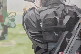 【公安思想政治】翰墨书警心 丹青会华章——庆祝第四个中国人民警察节书画作品展（一）图片
