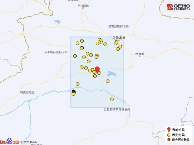 新疆焉耆县发生3.4级地震