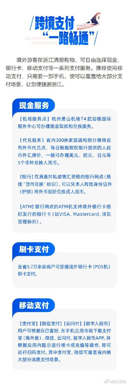出游更便利！浙江推出入境游“八个一”服务指南