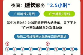 春节返程必看，广州南站各交通方式运营时间有新调整图片