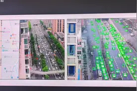 一起来治堵｜从“车看灯”到“灯看车”，成都这个路口上线AI红绿灯图片