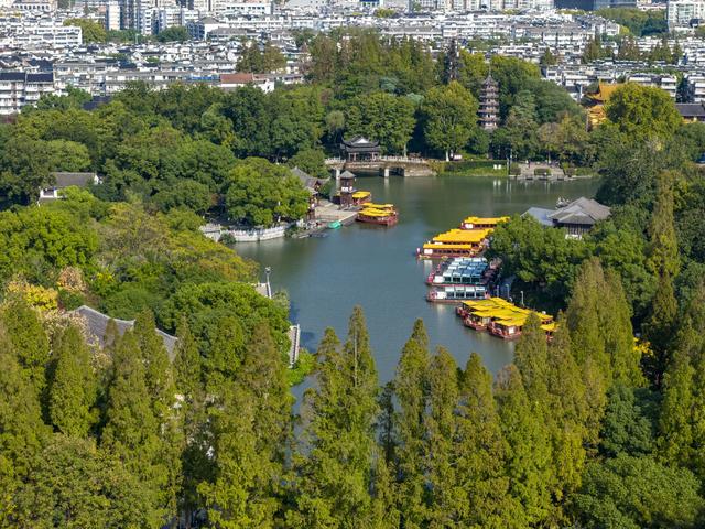 秋染金陵 山水城林入画来