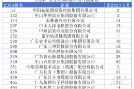 点赞！超90%排名提升，中山16家企业入围广东500强图片