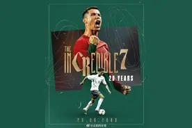 C罗为葡萄牙队效力20周年图片