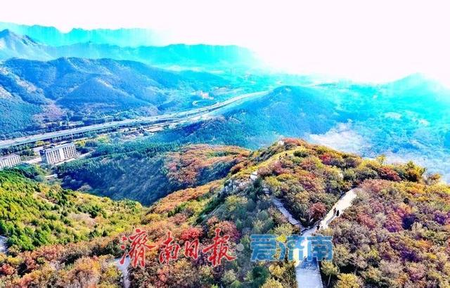 一年四季 泉在济南丨秋日限定！济南蚰蜒山红叶渐染