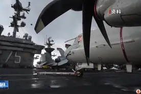 美航母战斗机坠海细节曝光！图片