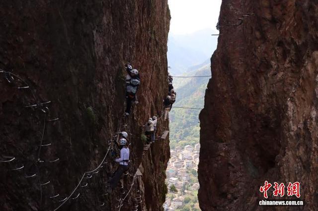 浙江温州乐清：“飞拉达”成户外新潮流