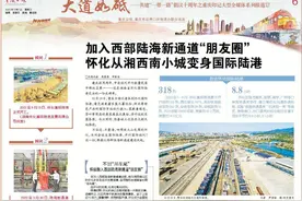 加入西部陆海新通道“朋友圈” 怀化从湘西南小城变身国际陆港图片
