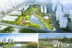 梅溪湖中央公园北段开工建设，一期预计2025年底完工图片