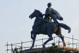 昌平西关环岛改造 李自成雕像将回归陕西老家图片