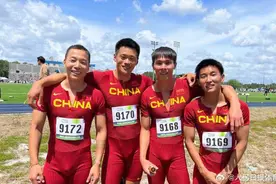 苏炳添复出首秀，中国接力男队在美夺冠图片