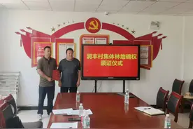 银川发放林票34张促进山林“添绿生金”图片