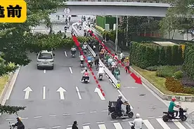 广州设“单侧双向通行”非机动车道解堵，效果如何？图片