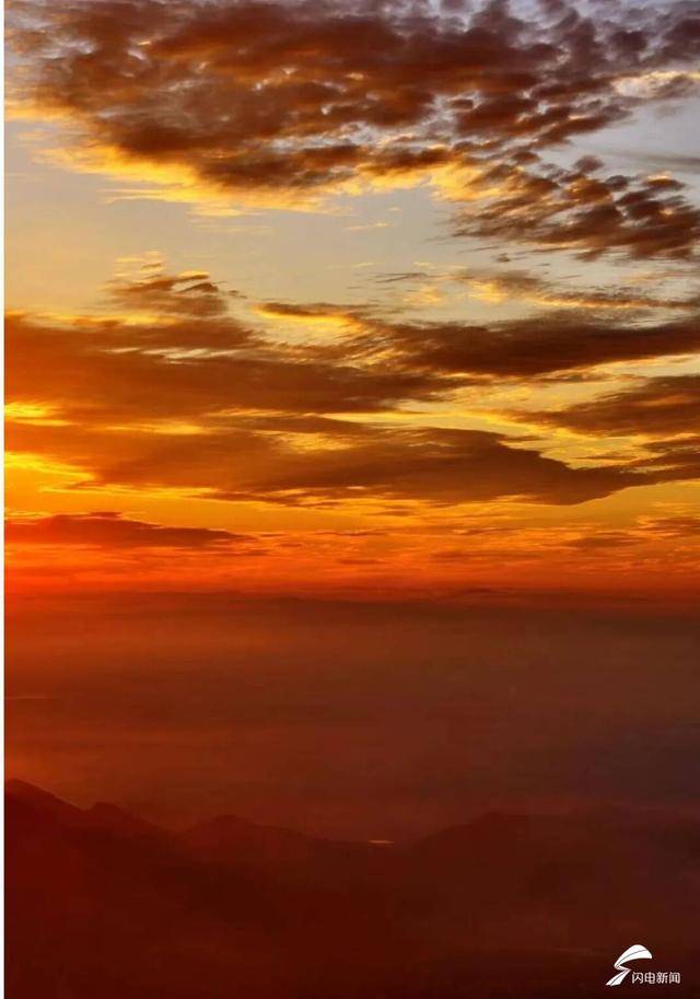 组图丨泰山：从一抹绯红到万丈金光