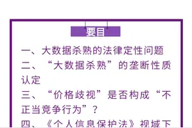 鲍翔 文学国｜大数据杀熟的法律性质与责任分析图片
