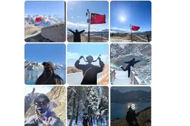 杨幂来新疆打卡啦！网友：美景超级出片！图片